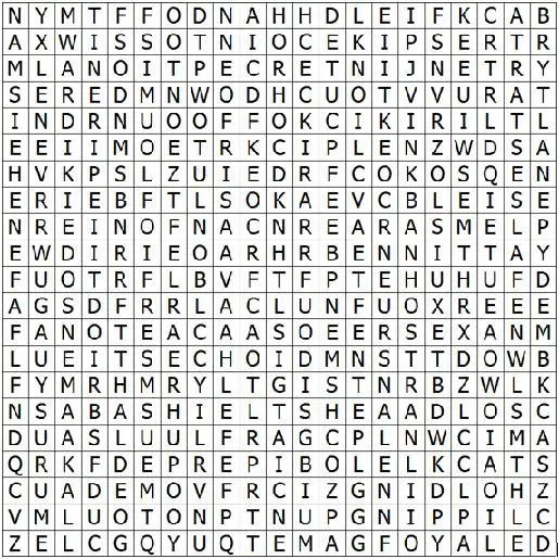 Word Search Football