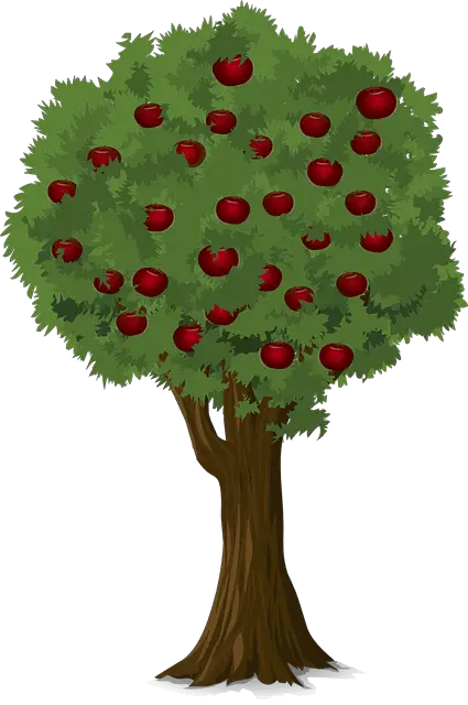 Apple tree, from our Johnny Appleseed educational game for kids