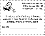 gift certificate