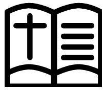 Bible graphic with cross