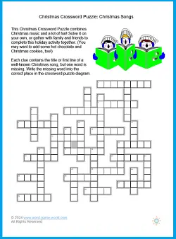 Christmas Crossword Puzzle