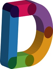 Colorful Letter D, from our "Is It or Isn't It" educational games for High School students