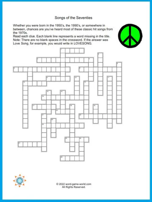 Crossword Puzzles Printable Fun and Free