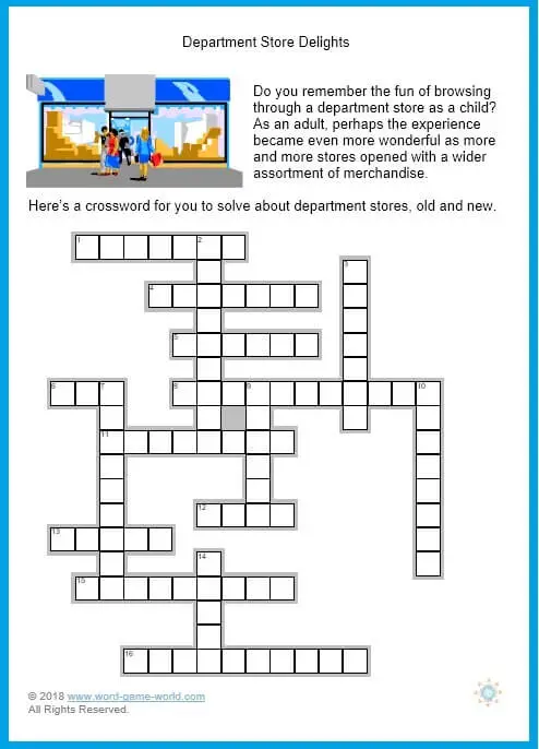 printable easy crosswords with answers