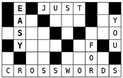 easy crosswords - sample puzzle