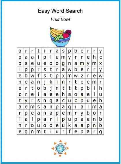 free easy word search