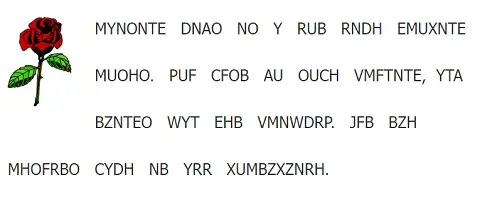 Free Cryptogram from www.word-game-world.com, "How Does Your Garden Grow?"