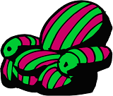 overstuffed chair