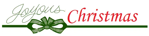 Joyous Christmas logo