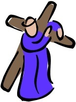 Simon carrying the cross