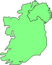 map of Ireland