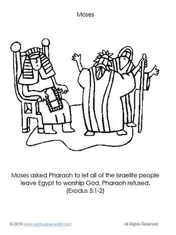 600 Top Bible Coloring Pages Exodus Images & Pictures In HD