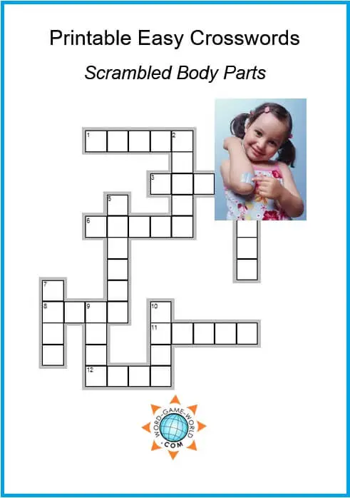 Our Printable Easy Crosswords are Great for Kids and Adults!