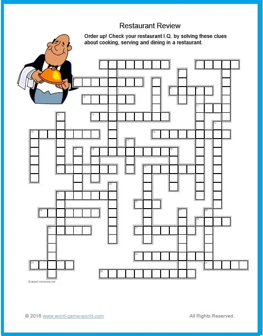 Solve Free Online Crossword Puzzles Here!