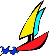 colorful sailboat