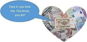 talking money heart