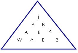 Triangulairs are one of our free word scramble games. We have lots more!