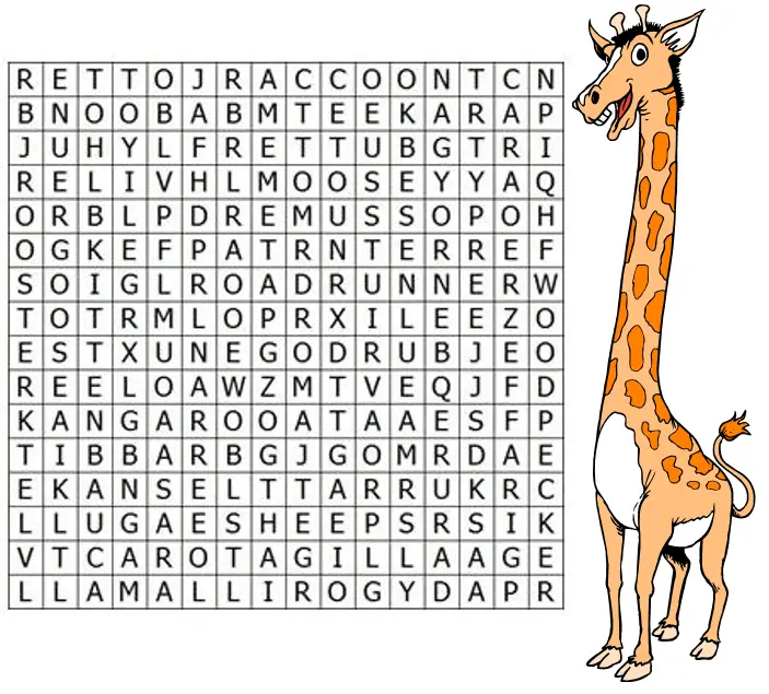 Fun Word Search For Kids